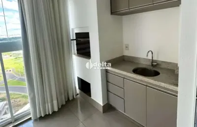 Apartamento mobiliado disponível para locação no bairro jardim karaíba em uberlândia-mg