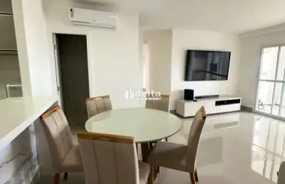 Apartamento mobiliado disponível para locação no bairro jardim karaíba em uberlândia-mg