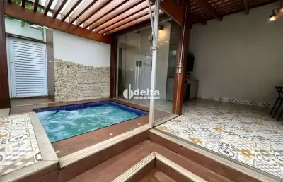 Casa residencial disponível para locação no bairro laranjeiras em uberlândia-mg.