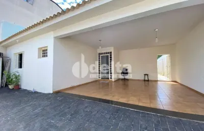 Casa residencial disponível para locação no bairro santa mônica em uberlândia-mg