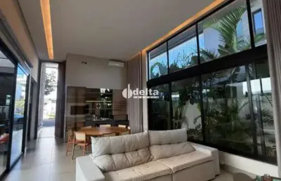 Casa residencial em condomínio disponível para locação no bairro gávea em uberlândia-mg