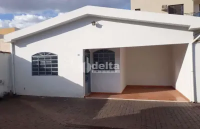 Casa disponível para locação no bairro santa mônica em uberlândia-mg