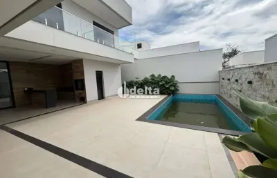 Casa residencial em condomínio disponível para locação e venda no bairro laranjeiras em uberlândia-mg.