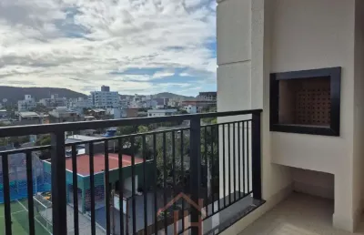 Canto grande _ bombinhas, apto com 2 suítes, vista panorâmica a poucos metros do mar