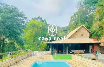 Casa à venda, 5 quartos, 2 suítes, 4 vagas, nogueira - petrópolis/rj