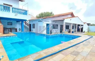 Casa para venda em itanhaém, jardim das palmeiras, 2 dormitórios, 1 suíte, 1 banheiro, 6 vagas