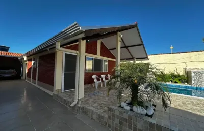 Casa para venda, itanhaém / sp. possui edícula, piscina