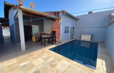 Casa com piscina e 03 dormitórios  para venda, itanhaém / sp