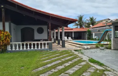 Casa com 03 dormitórios e piscina para venda, itanhaém / sp
