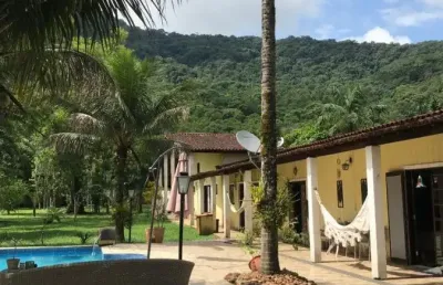 Chácara para venda, iguape / sp.possui piscina e vista pro lago