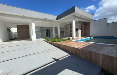 Casan nova com piscina e 03 dormitórios, para venda, itanhaém / sp