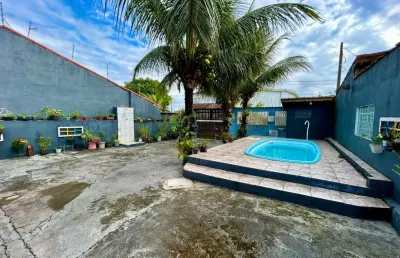 Casa padrão edícula para venda, itanhaém / sp. possui piscina