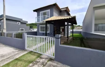 Casa à venda, 110 m² por r$ 490.000,00 - pindobas - maricá/rj