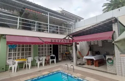 Casa com 4 dormitórios à venda, 200 m² no ingá - niterói/rj
