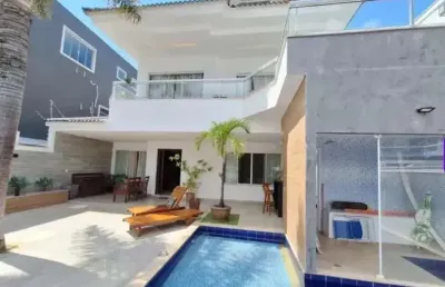 Casa em condomínio para locação em rio de janeiro, recreio dos bandeirantes, 5 dormitórios, 3 suítes, 5 banheiros, 2 vagas