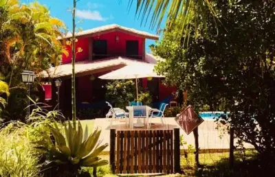 Casa duplex de luxo com 4 suites no condominio porto das baleias em praia do forte