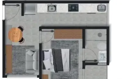 Apartamento com 1 quarto à venda na Avenida Brasília, 1, Formosinha, Formosa