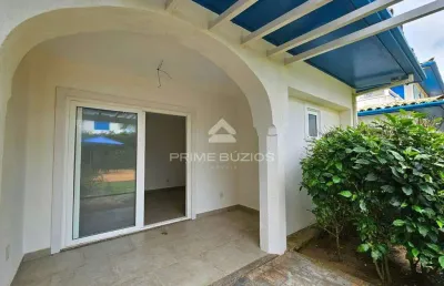 Flat/casa em condomínio frontal mar com 1 quarto (1 suíte) na praia rasa, armação dos buzios, rj