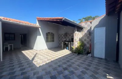 Apenas 130m do mar! casa com suíte e escritura por preço acessível no jardim suarão!