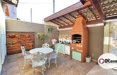 Casa térrea à venda com 3 quartos e área gourmet, no bairro flamboyant, taubaté-sp.