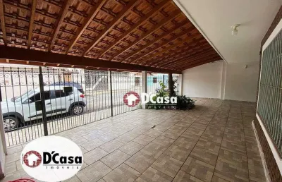 Casa térrea à venda de 3 quartos, com ponto comercial de 30m2, em terreno de 500m2, na região da independência, taubaté - sp.