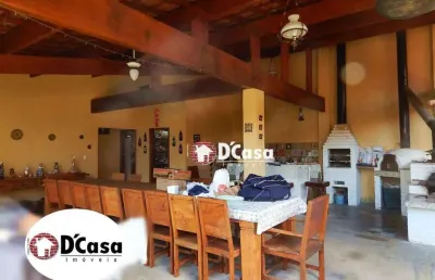 Casa térrea à venda com área total de 1.000m2, 6 quartos e espaço gourmet, no bairro bonfim, taubaté - sp.
