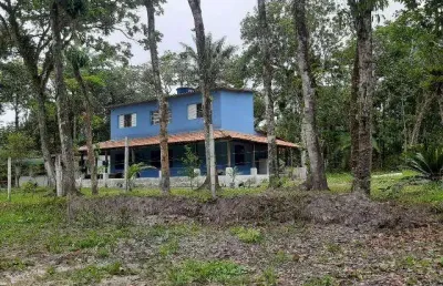 Chácara para venda em itanhaém, bopiranga, 3 dormitórios, 2 suítes, 2 banheiros