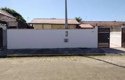 Casa para venda em itanhaém, bopiranga, 2 dormitórios, 1 banheiro, 2 vagas
