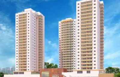 Apartamento para venda em guarujá, vila alzira, 2 dormitórios, 1 suíte, 1 banheiro, 1 vaga