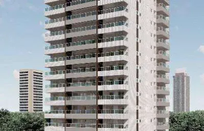 Apartamento para venda em mongaguá, centro, 2 dormitórios, 1 suíte, 1 banheiro, 1 vaga