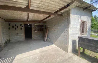 Casa para venda em itanhaém, coronel, 1 dormitório, 1 banheiro, 2 vagas