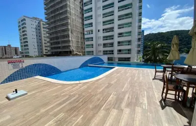 Apartamento para venda em mongaguá, centro, 4 dormitórios, 4 suítes, 1 banheiro, 2 vagas