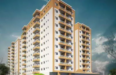 Apartamento para venda em praia grande, boqueirão, 2 dormitórios, 1 suíte, 1 banheiro, 1 vaga