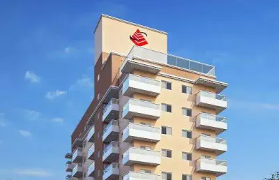 Apartamento para venda em praia grande, guilhermina, 2 dormitórios, 1 suíte, 1 banheiro, 1 vaga