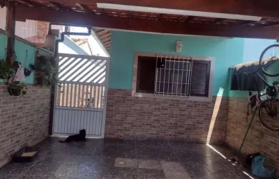 Casa para venda em itanhaém, gaivota, 2 dormitórios, 1 suíte, 1 banheiro, 1 vaga