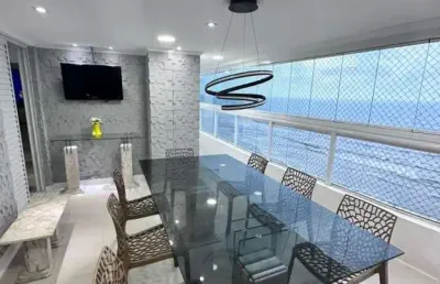 Apartamento para venda em mongaguá, centro, 4 dormitórios, 4 suítes, 1 banheiro, 2 vagas