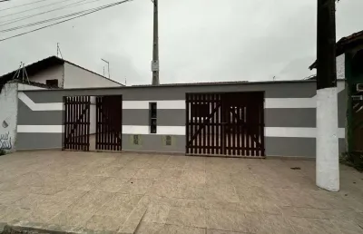 Casa para venda em itanhaém, bopiranga, 2 dormitórios, 1 suíte, 1 banheiro, 2 vagas