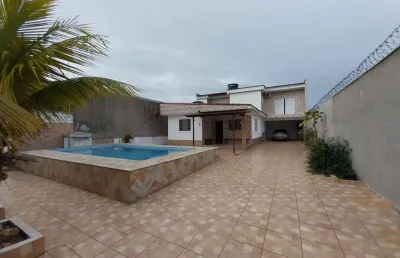 Casa para venda em peruíbe, jardim dos prados, 4 dormitórios, 2 suítes, 1 banheiro, 6 vagas