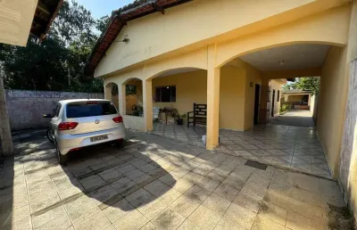 Casa para venda em itanhaém, gaivota, 3 dormitórios, 1 suíte, 1 banheiro, 4 vagas