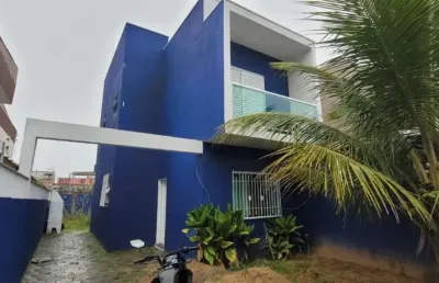 Casa para venda em itanhaém, gaivota, 2 dormitórios, 2 suítes, 1 banheiro, 2 vagas