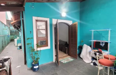 Casa no litoral sul – jardim jamaica, itanhaém | 1 dorm, churrasqueira e garagem