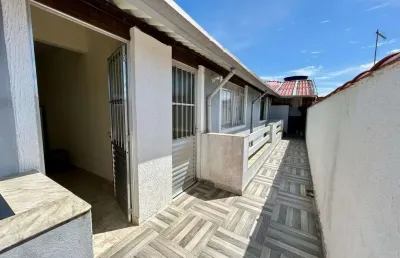 Casa para venda em itanhaém, bopiranga, 1 dormitório, 1 banheiro, 1 vaga