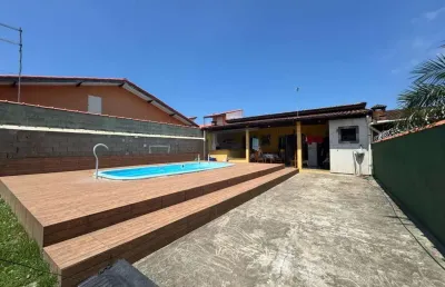 Casa para venda em itanhaém, bopiranga, 2 dormitórios, 1 suíte, 2 banheiros, 4 vagas
