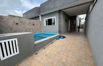Casa para venda em peruíbe, flora rica 2, 2 dormitórios, 2 suítes, 1 banheiro, 2 vagas