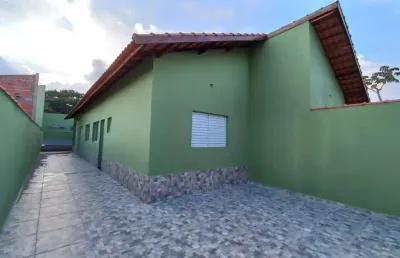 Casa para venda em itanhaém, jardim das palmeiras, 2 dormitórios, 1 suíte, 1 banheiro, 2 vagas