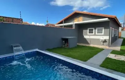 Casa para venda em itanhaém, jamaica, 2 dormitórios, 1 suíte, 2 banheiros, 2 vagas