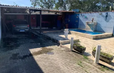 Casa para venda em itanhaém, jardim das palmeiras, 2 dormitórios, 1 banheiro, 3 vagas