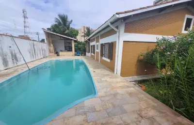Casa alto padrão para venda em peruíbe, centro, 4 dormitórios, 1 suíte, 4 banheiros, 5 vagas