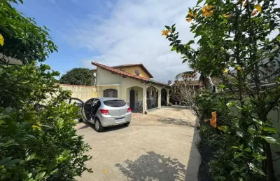 Casa para venda em itanhaém, jardim das palmeiras, 2 dormitórios, 1 suíte, 2 banheiros, 6 vagas