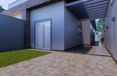 Casa na praia com piscina e 2 quartos em itanhaém por r$ 420.000,00